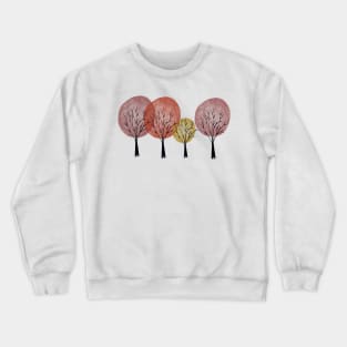 Autumnal Trees Crewneck Sweatshirt